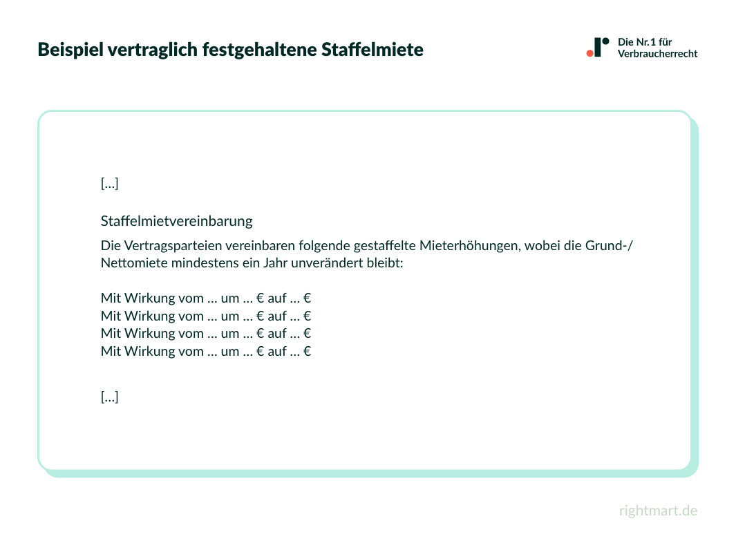 Mieterhoehung nach Staffelmiete